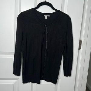 Nordstrom Halogen Black Cardigan Sweater